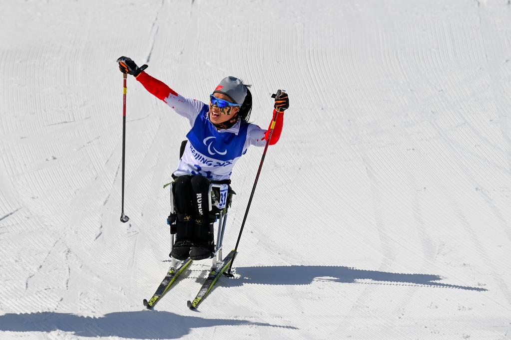 北京冬季パラクロスカントリースキー女子スプリント（座位）で中国が金メダル