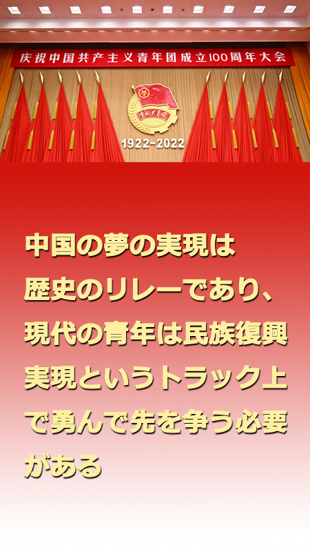 習近平総書記「新時代の中国の青年はより自信に満ち、思弁精神に富む」