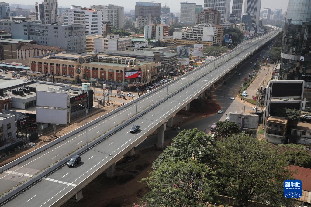 中国企業が投資建設した高速道路の試験運用開始　ケニア・ナイロビ