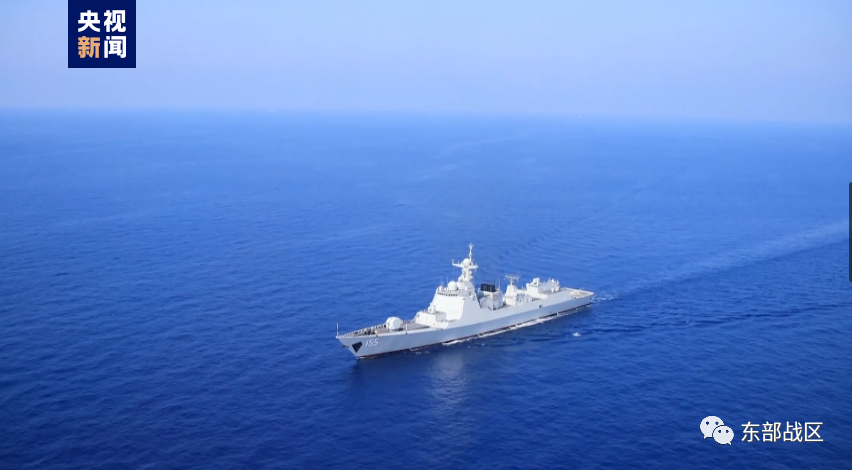 東部戦区が台湾島周辺海空域で実戦を想定した合同演習実施