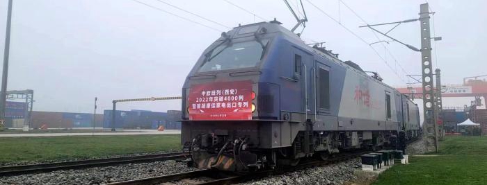 中欧班列「長安号」、年間運行本数が初めて4千本を突破