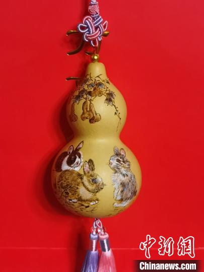 伝統工芸アーティストたちの手による「吉祥兎」作品　陝西省西安