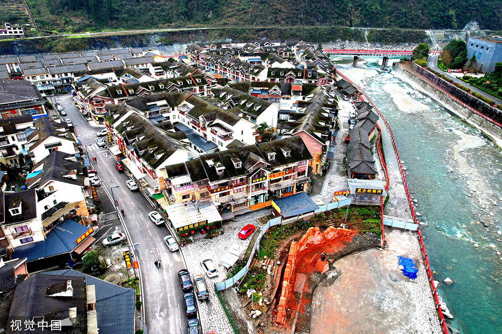 汶川地震から15年、見事に再建果たした映秀鎮　四川省