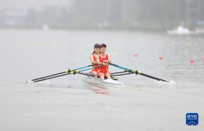 杭州アジア大会初の金メダル！　ボートの女子軽量級ダブルスカル