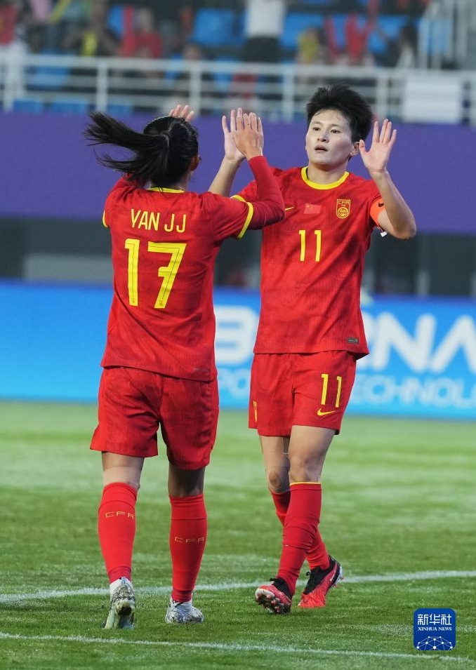 女子サッカーリーグ戦　中国がモンゴルに勝利