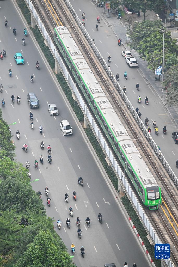 中国とベトナムが共同建設したハノイのカットリン-ハドン都市間ライトレール