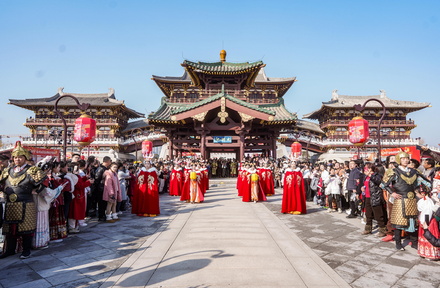隋唐洛陽城で宮中での年越しをテーマにしたイベント　河南省