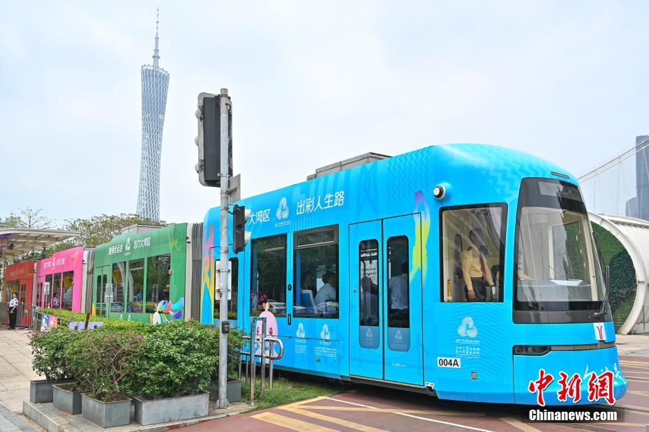 全国運動会をテーマにした路面電車車両が運行スタート　広東省広州