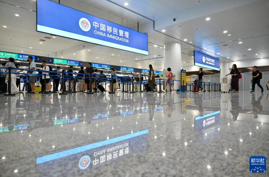 天津空港で新しい入国審査場の運用スタート