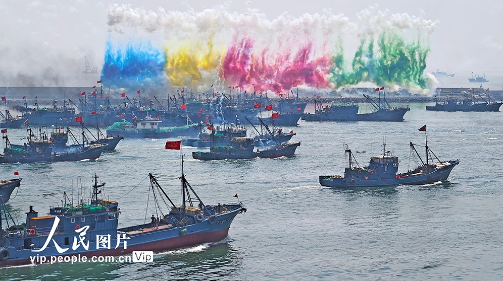 中国黄海・渤海の休漁期間が終了　漁船3万隻が一斉に漁を開始