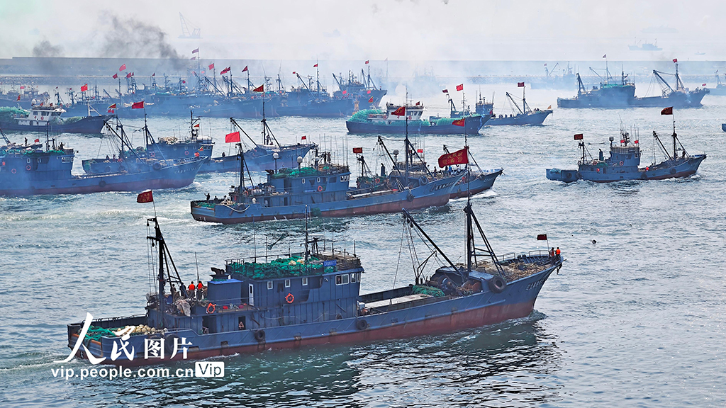 中国黄海・渤海の休漁期間が終了　漁船3万隻が一斉に漁を開始