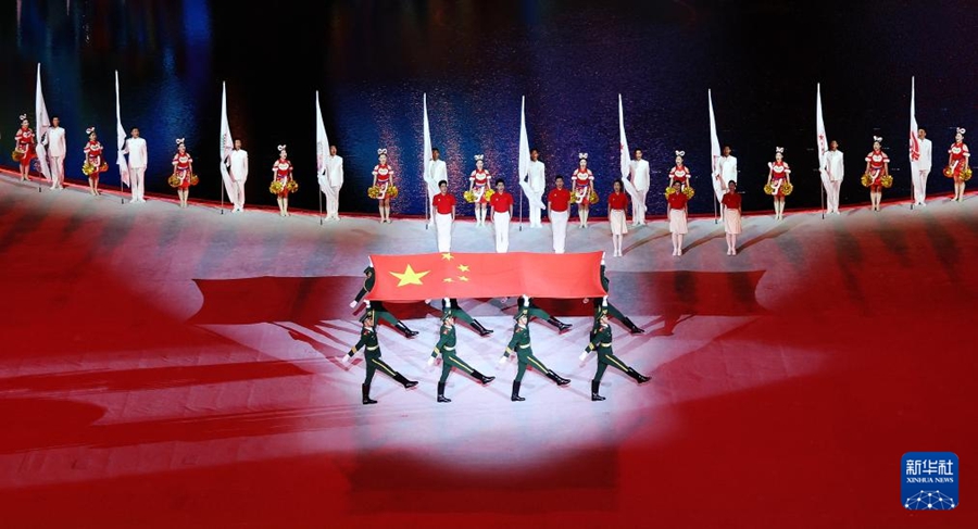 第15回全国運動会の開会式が広東省広州で開催