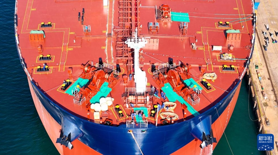 アンモニア燃料超大型原油タンカーの引き渡し完了　山東省青島