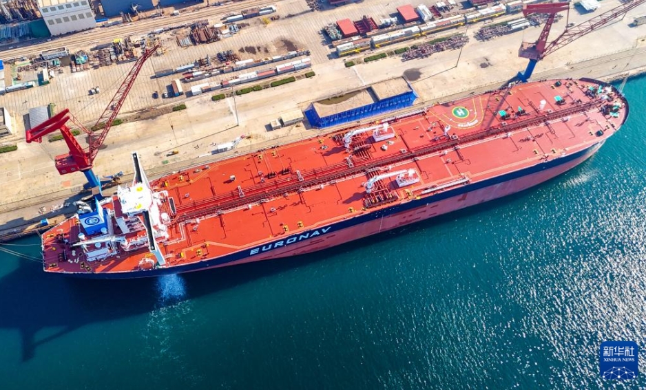 アンモニア燃料超大型原油タンカーの引き渡し完了　山東省青島