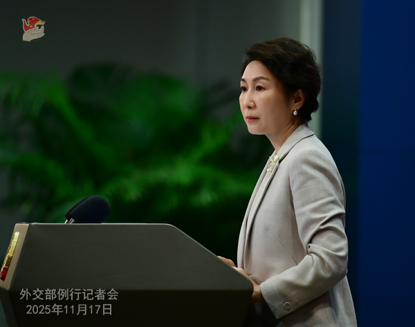 外交部「侵略の歴史を深く反省し、平和路線を堅持するよう日本に促す」