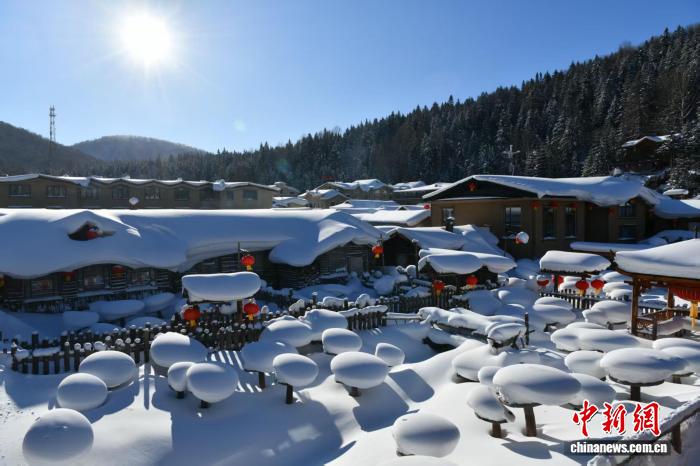 雪郷景勝地内に広がる雪景色。画像提供・雪郷景勝地