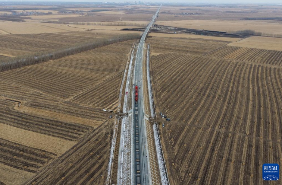 中国最北端の高速鉄道「哈伊高速鉄道」が全線レール敷設完了　黒竜江省