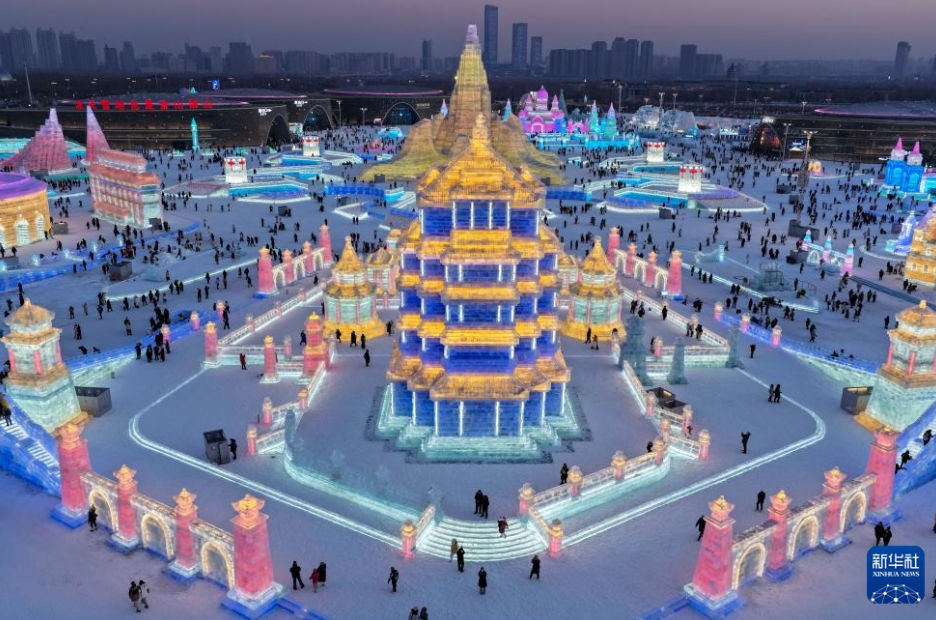 過去最大規模となる「哈爾浜氷雪大世界」が開園　黒竜江省