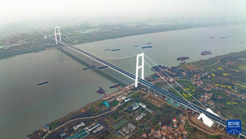 湖北省武漢市の「双柳長江大橋」が開通