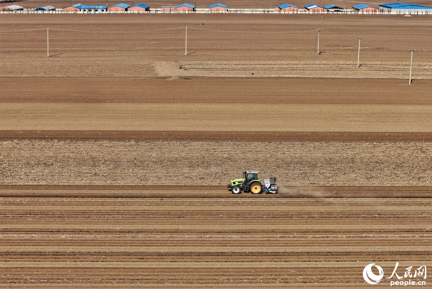 春の耕作のピーク迎え、活気あふれる広大な大地　吉林省