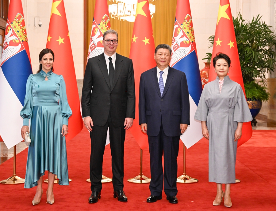 習近平国家主席とセルビアのブチッチ大統領が会談