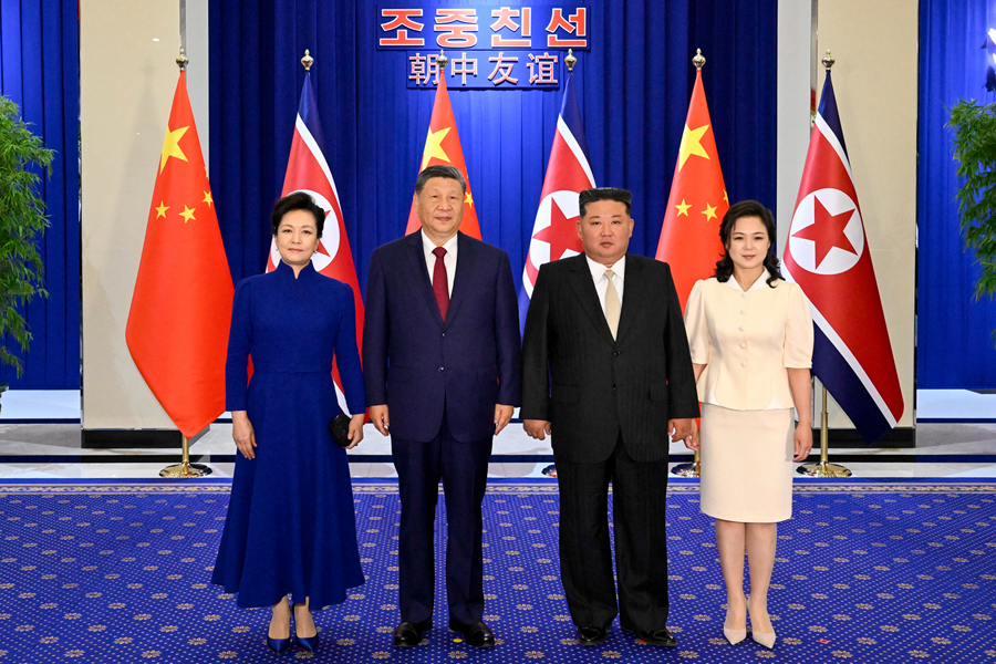 習近平総書記、金正恩総書記主催の歓迎レセプションに出席