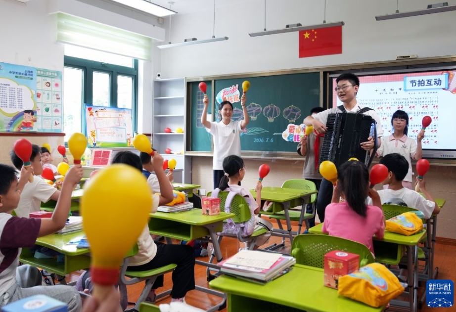 夏休み期間中の小学生を対象とした学童クラスがスタート　上海市