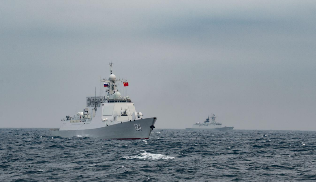 写真で見る中露合同軍事演習「海上連合2026」海上演習段階のハイライト