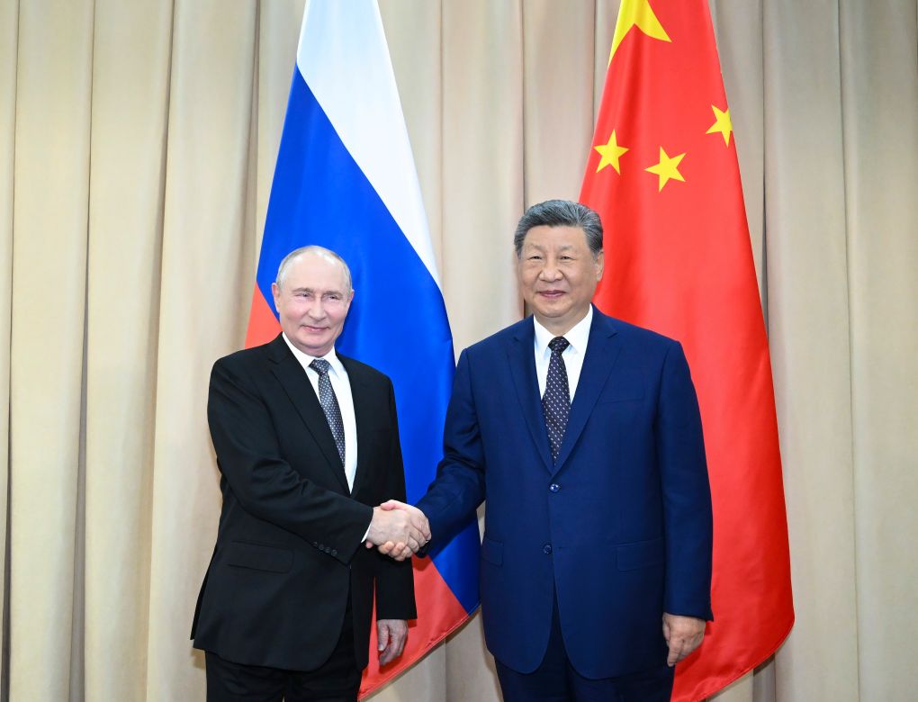 習近平国家主席がロシアのプーチン大統領と会談