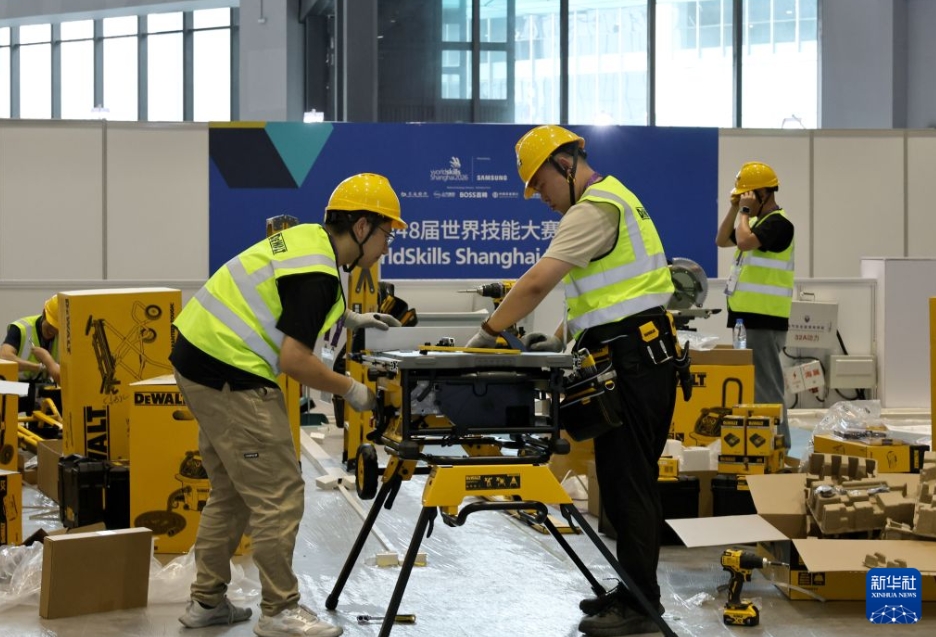 第48回技能五輪国際大会の会場設置作業が全面的に進行　上海