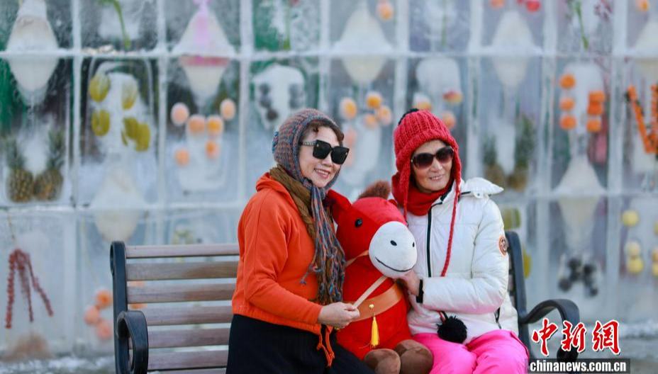 「氷漬けフルーツ」の巨大な壁が市民の人気スポットに　遼寧省瀋陽                    遼寧省瀋陽市の渾河外灘マーケットに1月4日、バラの花や各種フルーツを氷に閉じ込めた巨大な壁が登場し、人気の撮影スポットになっている。詳細>