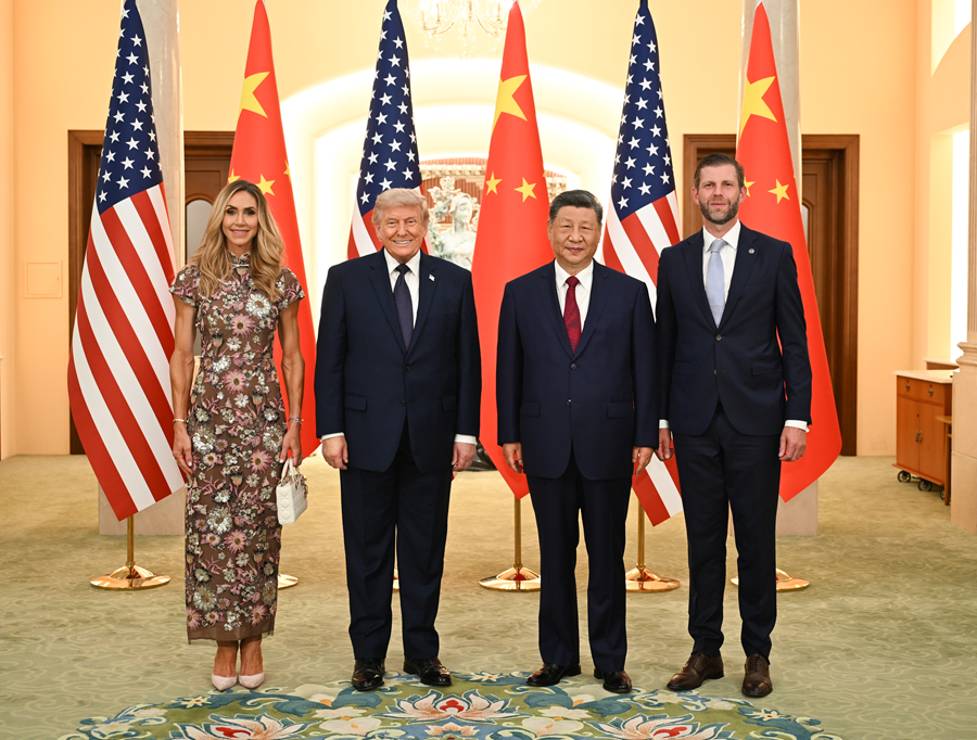 習近平国家主席がトランプ米大統領の歓迎晩餐会を開催