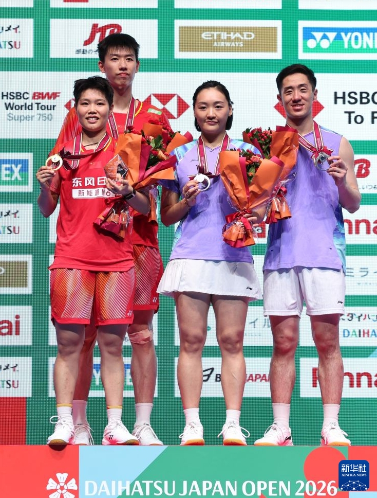 バドミントン・ジャパンオープンの混合ダブルスで中国が優勝