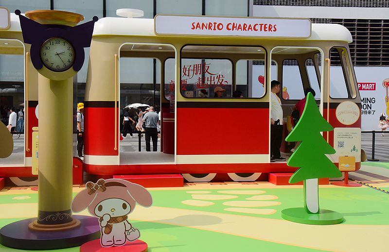 サンリオ「なかよし列車」ポップアップイベント開催　浙江省杭州