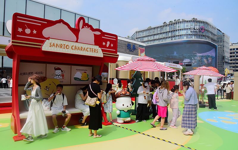 サンリオ「なかよし列車」ポップアップイベント開催　浙江省杭州